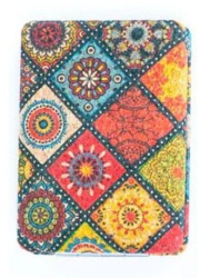 Viter ogledalce cork floral design ( L-855_9 )