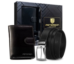 Viter set peterson kaiš + novčanik ( PTN125_1 )