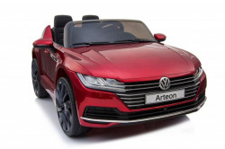 Volkswagen Arteon Licencirani auto za decu na akumulator sa kožnim sedištem i mekim gumama - Crveni - Img 8