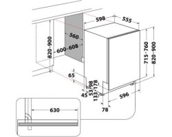 Whirlpool W8I HT40 T mašina za pranje sudova – 60cm -3