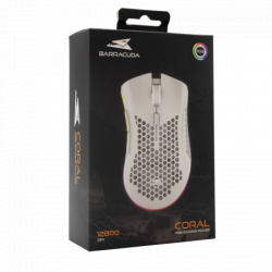 White Shark Baracuda BGM 032 Coral Mouse White - Img 2