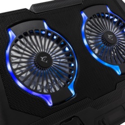 White Shark GCP 10 ICE SHADOW / 2 vent. RGB  Cooling Pad-4