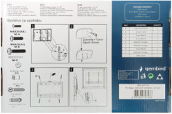 WM-42F-05 * Gembird fiksni VESA max 20x20cm 15-42 max 25kg (229) - Img 3