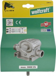 Wolfcraft pumpa za vodu na bušilicu 3.000l/h, 2200000 ( 2200000 ) - Img 2