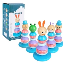 Wood toy igračka drvena igračka za slaganje životinje 350 ( 888041 )