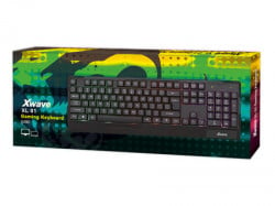 Xwave tastatura gejmerska sa RGB pozadinskim osvetljenjem crna,USA slova ( XL 01 ) - Img 3