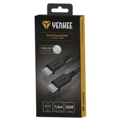 Yenkee YCU C115 BK 1.5m Kabl USB Tip C-Tip C -2