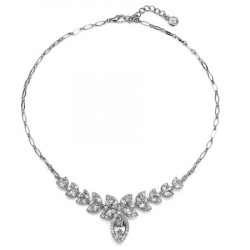 Ženska oliver weber villa crystal ogrlica sa swarovski belim kristalom ( 11337 ) - Img 4