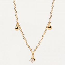 Ženska pd paola love triangle zlatna ogrlica sa pozlatom 18k ( co01-491-u ) - Img 3