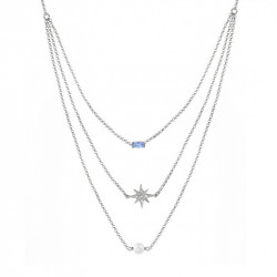 Ženska victoria cruz rebekka light sapphire ogrlica sa swarovski plavim kristalom ( a3778-09hg ) - Img 1