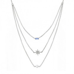 Ženska victoria cruz rebekka light sapphire ogrlica sa swarovski plavim kristalom ( a3778-09hg ) - Img 6