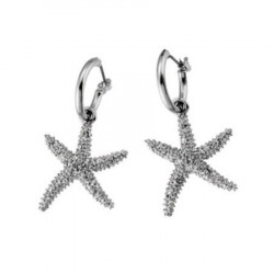 Ženske oliver weber starfish crystal mindjuše sa swarovski belim kristalom ( 22111r ) - Img 1