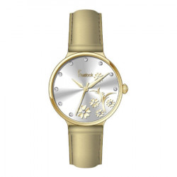 Ženski freelook eiffel zlatni elegantni ručni sat sa zlatnim kožnim kaišem ( f.1.1108.05 ) - Img 6