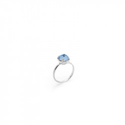 Ženski victoria cruz celine m aquamarine prsten sa swarovski plavim kristalom ( a3284-10a ) - Img 1