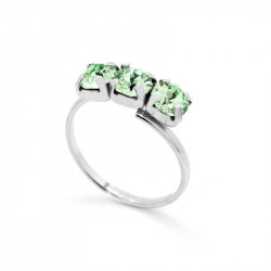 Ženski victoria cruz celine tree minis chrysolite prsten sa swarovski zelenim kristalom ( a3246-80a ) - Img 1