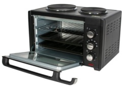 Zilan ZLN0997 Mini pećnica sa grilom zapremina 28Ll, 3200W, crna