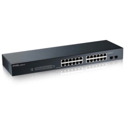 Zyxel GS1900-24EP 24-port GbEL2 Smart POE rack switch 130w ( gs1900-24ep )