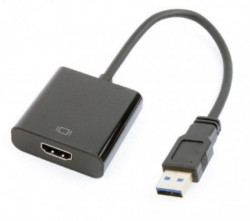 A-USB3-HDMI-02 Gembird USB 3.0 to HDMI display adapter, black - Img 1