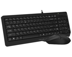 A4 tech F1512S FSTYLER USB YU crna tastatura + USB crni miš -2