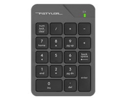 A4 tech fgk21c fstyler 2.4g  Wireless Numeric Keypad USB Type-C siva tastatura -3