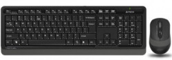 A4Tech A4-FG1010 Fstyler Bezicna tastatura YU-LAYOUT + bezicni mis USB, Grey - Img 1