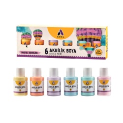 Adeland akrilne boje, pastel colors Set, 25mlx6 ( 31142 )