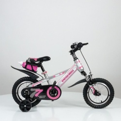 Aiar Bicikl za decu 714-12 - sivo/roze-1