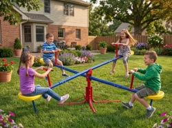 Alberg Play - Klackalica sa 4 sedišta i okretanjem 360° ( AP-1818-KP )