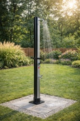 Alberg Solarni Tuš 35L Duo Round ABS i Metal sa Hromiranim Delovima ( L02-KL35 )