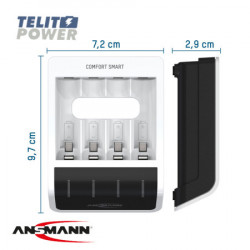 Ansmann NiMH / NiCd punjač baterija comfort smart sa 4 punjive AA/2100mAh baterije ( 3334 ) - Img 4