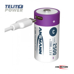 Ansmann punjiva Li-Ion 1.5V 2500mAh C sa USB tip C ulazom za punjenje 2 komada ( 4200 ) - Img 4