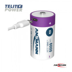 Ansmann punjiva Li-Ion 1.5V 6000mAh D sa USB tip C ulazom za punjenje 2 komada ( 4229 ) - Img 4