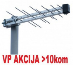 Antena M2000 midi Spoljna 20-30db, loga, 44cm, UHF/VHF/DVB-T2 (296) - Img 2