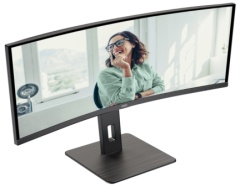  AOC CU34P3CV 34"/VA,21:9,zakrivljen/3440x1440/100Hz/1ms MPRT/HDMI,DP,USB/visina/VESA/crni monitor ( CU34P3CV ) -2