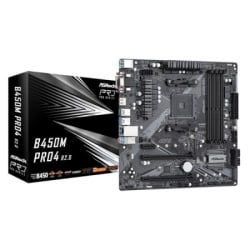  Asrock b450m pro4 r2.0 mb am4-1