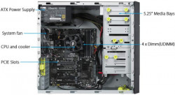 Asus E500 G5 full-tower black Intel C246 LGA 1151 [socket H4] - Img 3