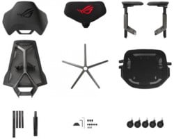 Asus SL400 rog Destrier ergo gaming stolica crna - Img 2