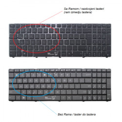 Asus tastatura za laptop K53E K52 X55 X54 X55A razdvojeni tasteri ( 103438 ) - Img 2