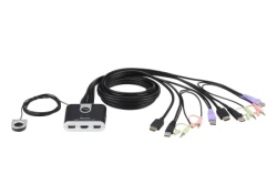 Aten CS692 2-Port USB/3xHDMI/6xUSB/3xAudio KVM Switch -1