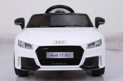 Audi TT RS Licencirani auto sa kožnim sedištima i mekim gumama - Beli - Img 6