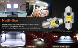 Auxito de3175 led sijalice 6000k canbus 3021 3175 31mm-6p-black-w2 ( AUX062 )