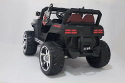 BAGI BJ-5900 - Dečiji Auto na akumulator sa kožnim sedištem i mekim gumama - funkcija ljuljanja - Crveni - Img 6