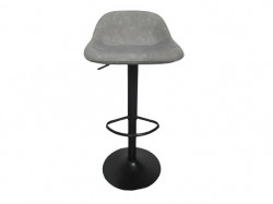 Barska stolica 620169 Svetlo siva /crna metalna baza 430x410x730(940)mm ( 776-047 ) - Img 2