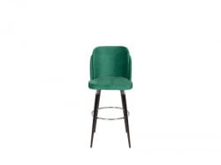Barska stolica DMT Tamno zelena - Crne hrom noge 550x620x1100 mm ( 776-007 ) - Img 3