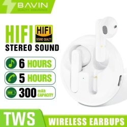 Bavin Earbuds Wireless slušalice + kabl type-C bela ( 90211 )-7