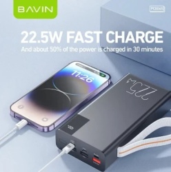 Bavin Power bank 30000mAh 22.5W QC3.0 bela ( 90320 )-7