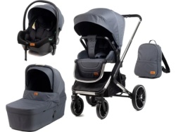 Bbo kolica za bebe 3u1 (6567) flexitrio - grey ( 6567-GREY )