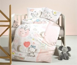 Bebi posteljina od 100% pamuka - Sweet Dreams - savršena udobnost za miran san ( VLK000639-sweetdreams )