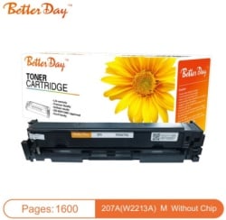 BetterDay 207A(W2213A) M255/M283 Toner  zam. kaseta za HP Magent 1.6k (bez cipa)-2