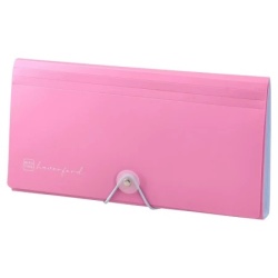Biro Time haverford fascikla sa pregradama 13 pregrada 24 x 14cm - odaberite boju roze ( 480921 )